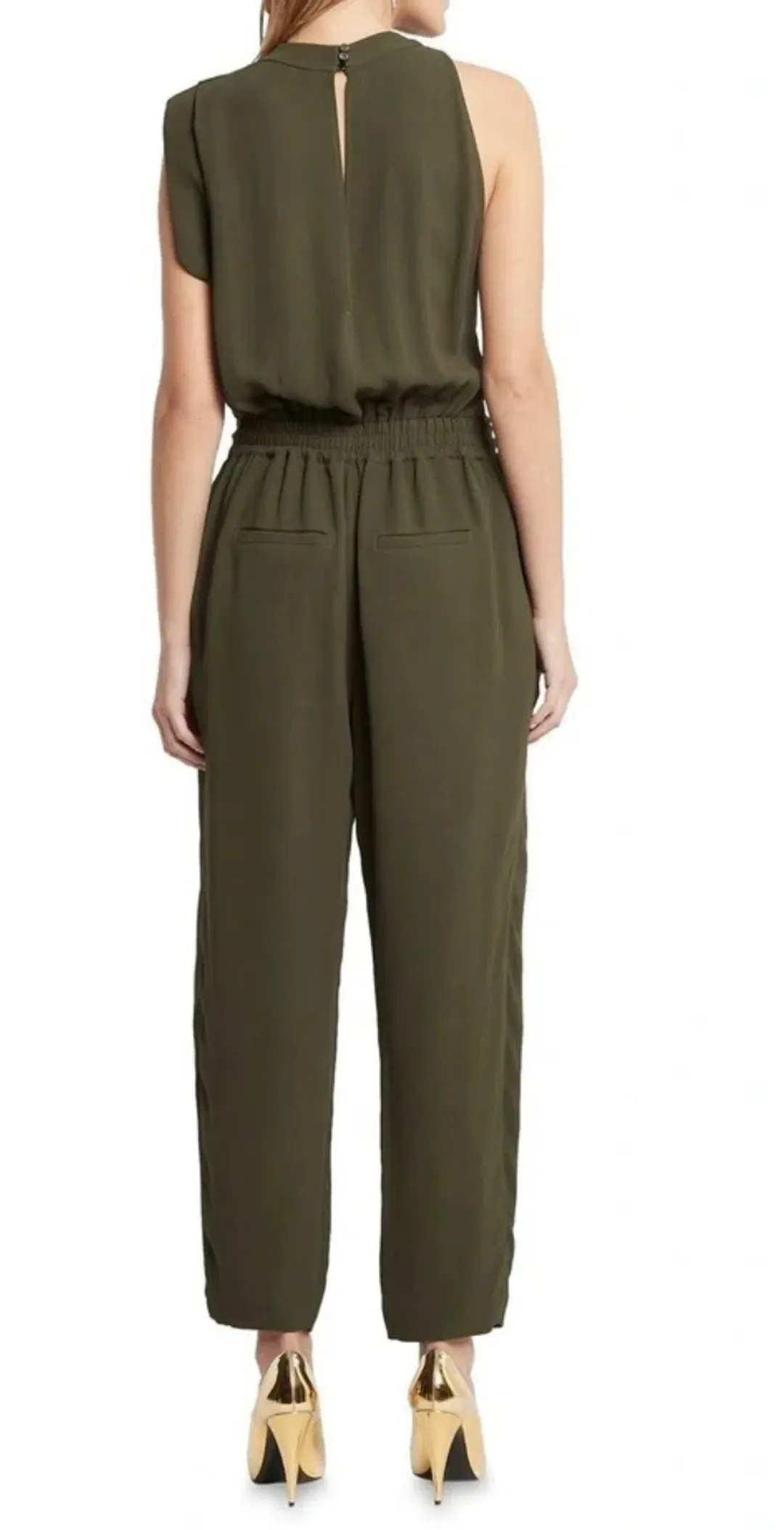 Sass & Bide Lost In Yesterday Jumpsuit Green Size 10 for rent on The Volte - main image