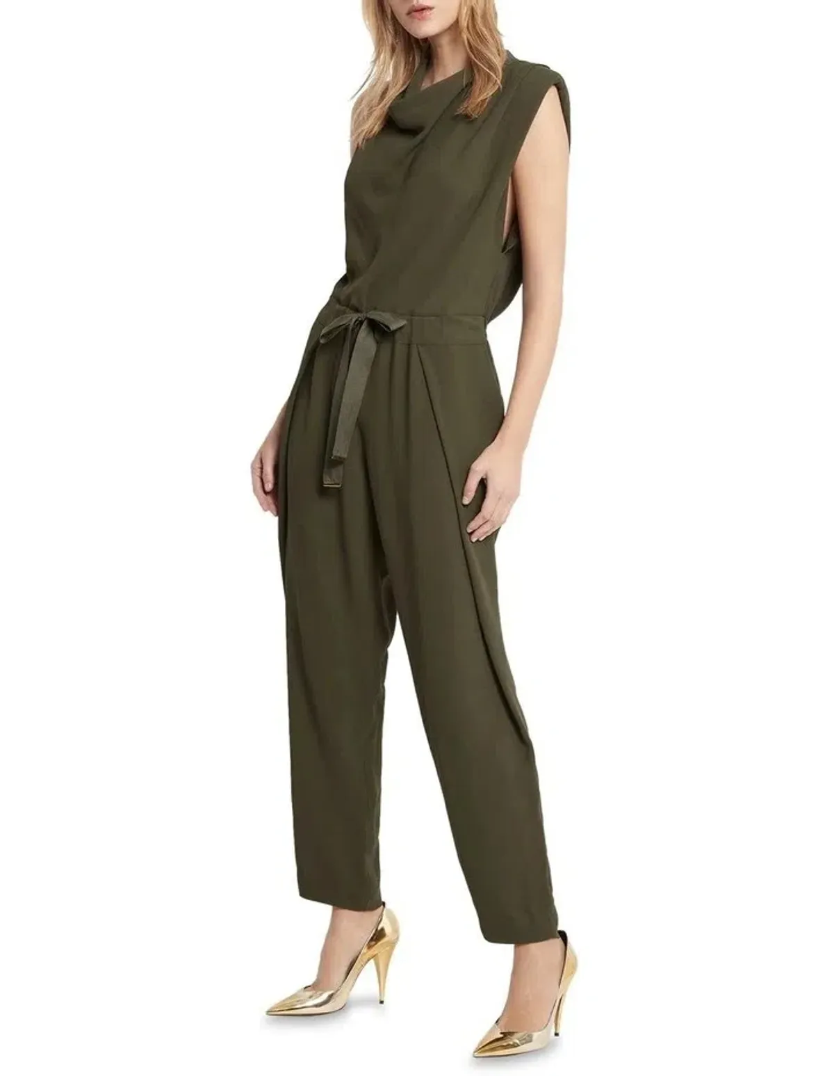 Sass & Bide Lost In Yesterday Jumpsuit Green Size 10 for rent on The Volte - main image