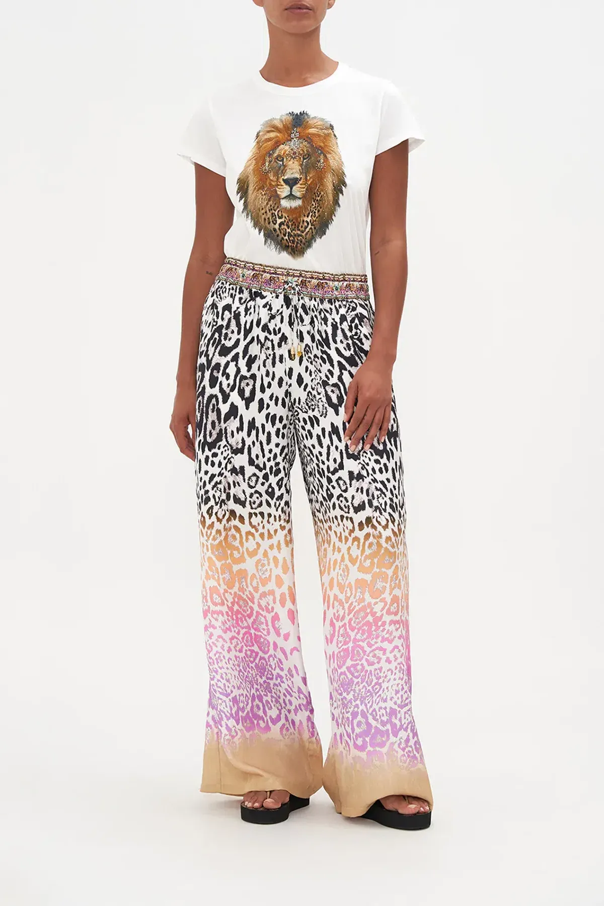 Camilla Straight Leg Pant Kitty Kat Klub Size L / AU 14 - Image 1