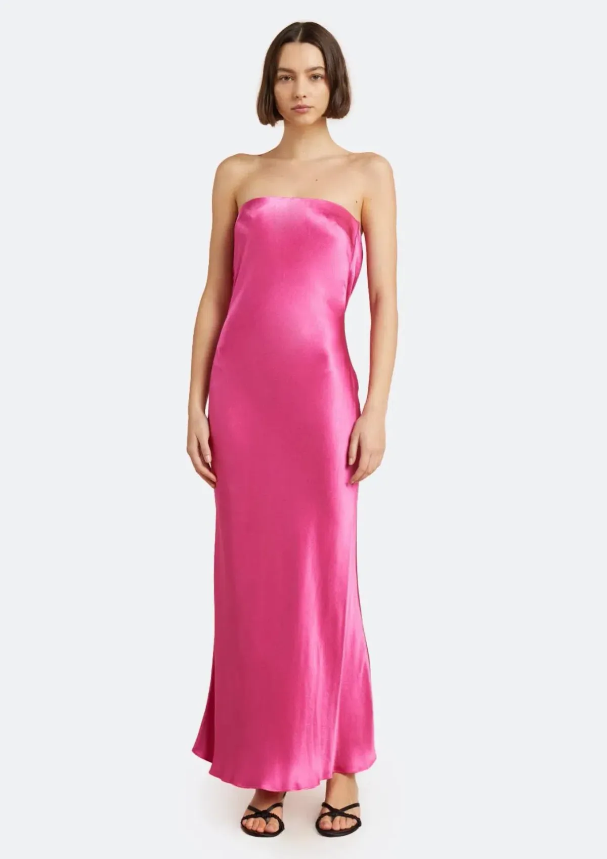Bec & Bridge Moon Dance Strapless Dress Deep Pink Size 10 - Image 1