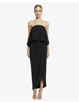Shona Joy Strapless Frill Maxi Dress Size 8 for rent on The Volte - image 1