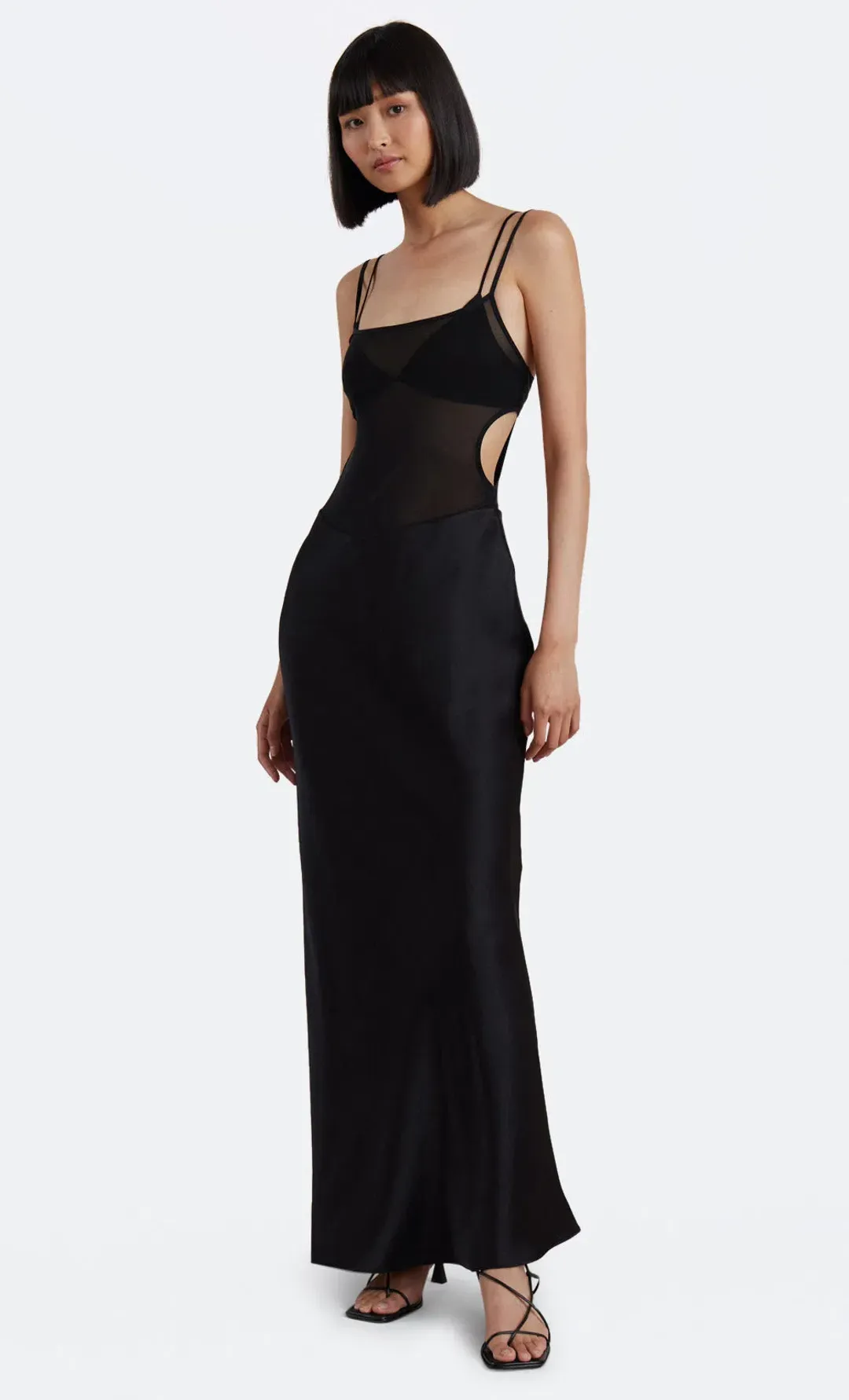 Bec & Bridge Lindsey Cut Out Dress Black Size 6 for rent on The Volte - main image
