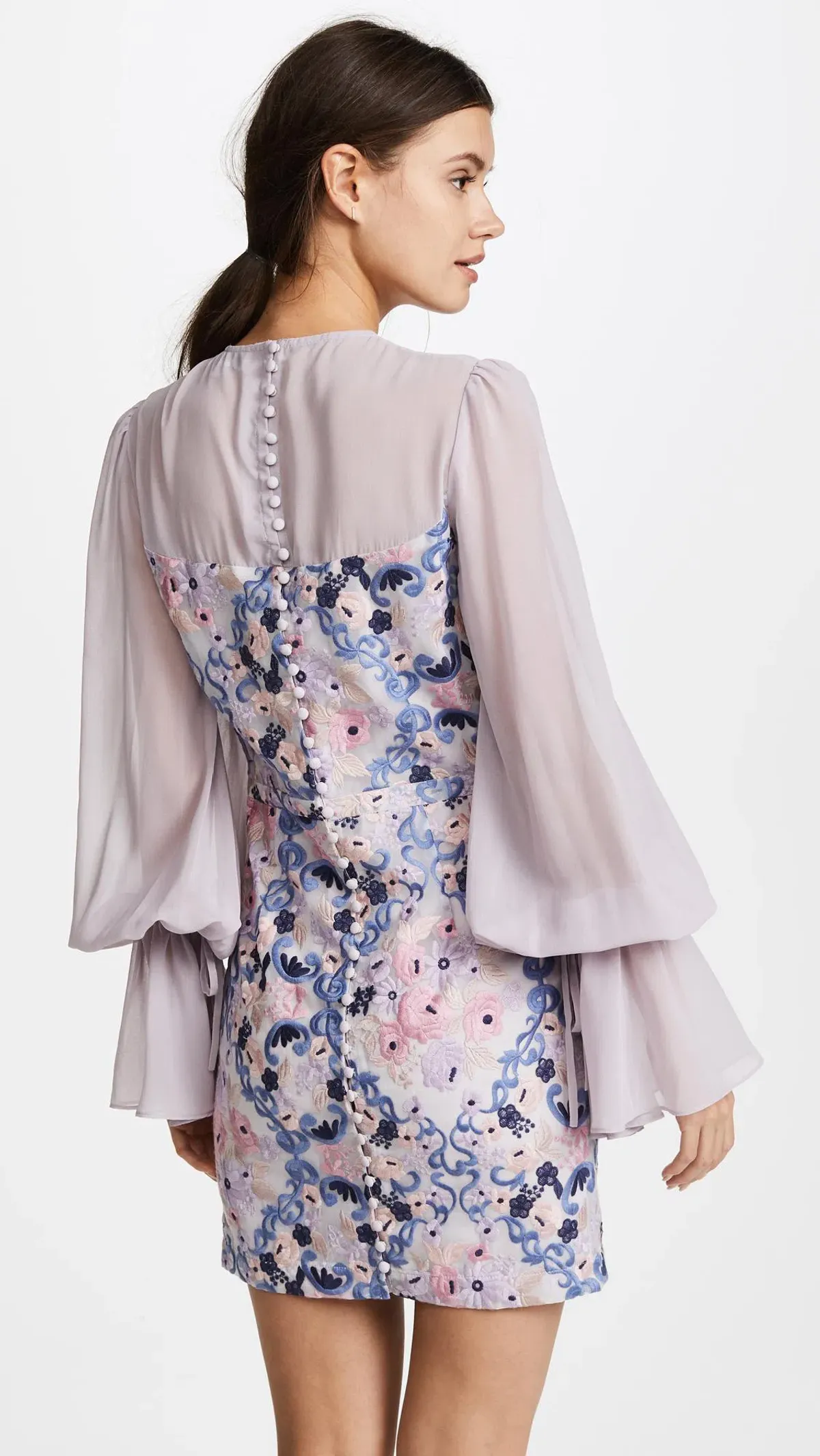 We Are Kindred Elisabetta Mini Dress Purple Size 6 - Image 2