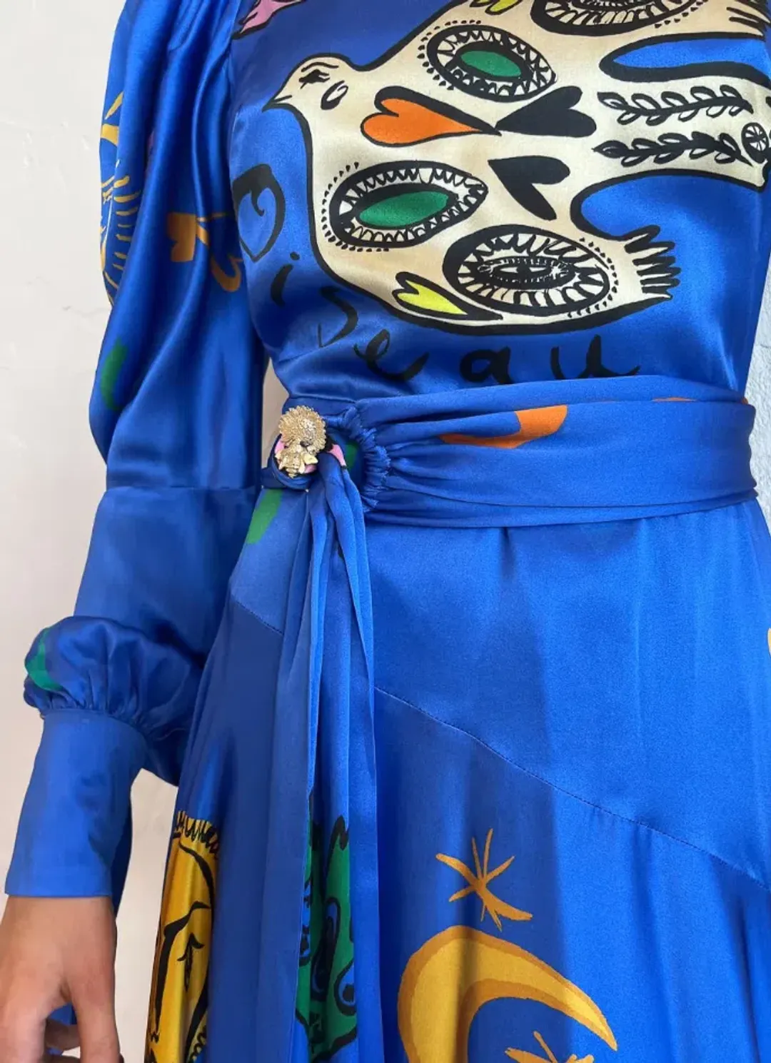 Alemais Soleil One Shoulder Midi Dress Multi Size 8 for rent on The Volte - main image