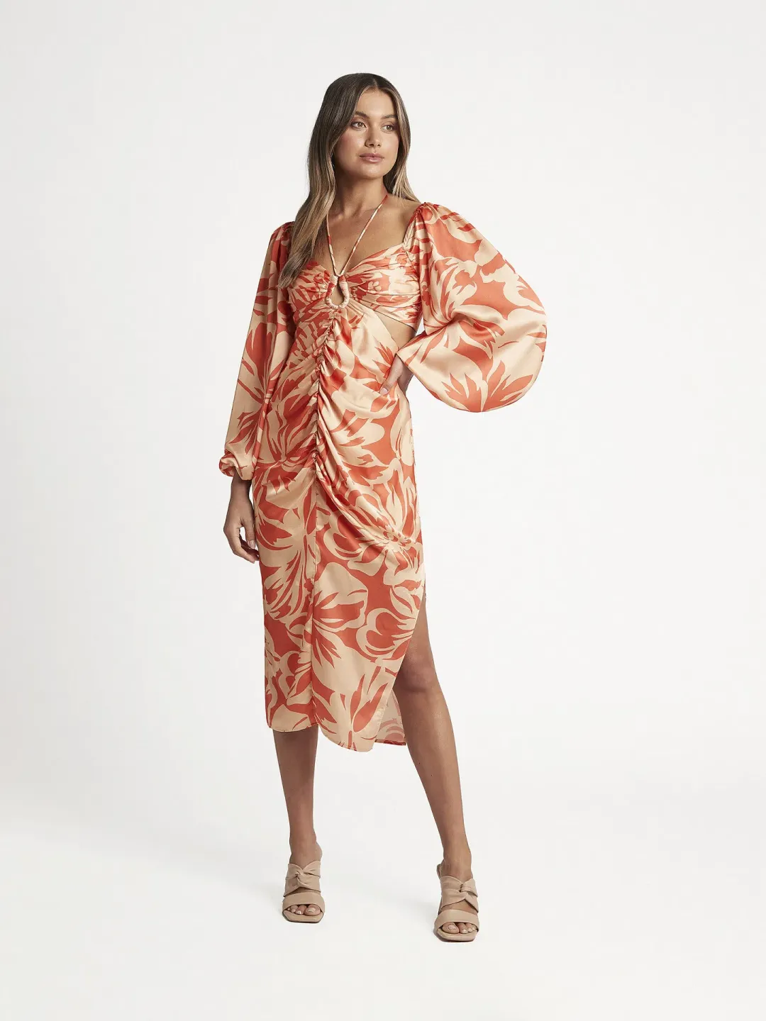 Sheike Cuban Nights Dress Print Size 8 / S for rent on The Volte - main image