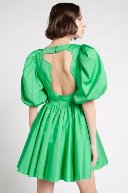 Aje Colette Abstract Cut Out Mini Dress Green Size 8 for rent on The Volte - image 2