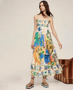 Alemais Soleil Sundress Print Size 6 for rent on The Volte - image 3