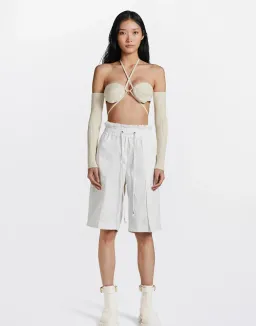Dion Lee Spiral Rib Bralette Cream Size S/Au 8 for rent on The Volte - image 1
