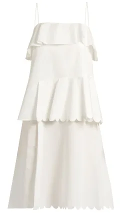 See by Chloe Scallop Edged Cotton Dress Size 38/Au 10 for rent on The Volte - image 3