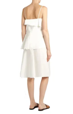 See by Chloe Scallop Edged Cotton Dress Size 38/Au 10 for rent on The Volte - image 2