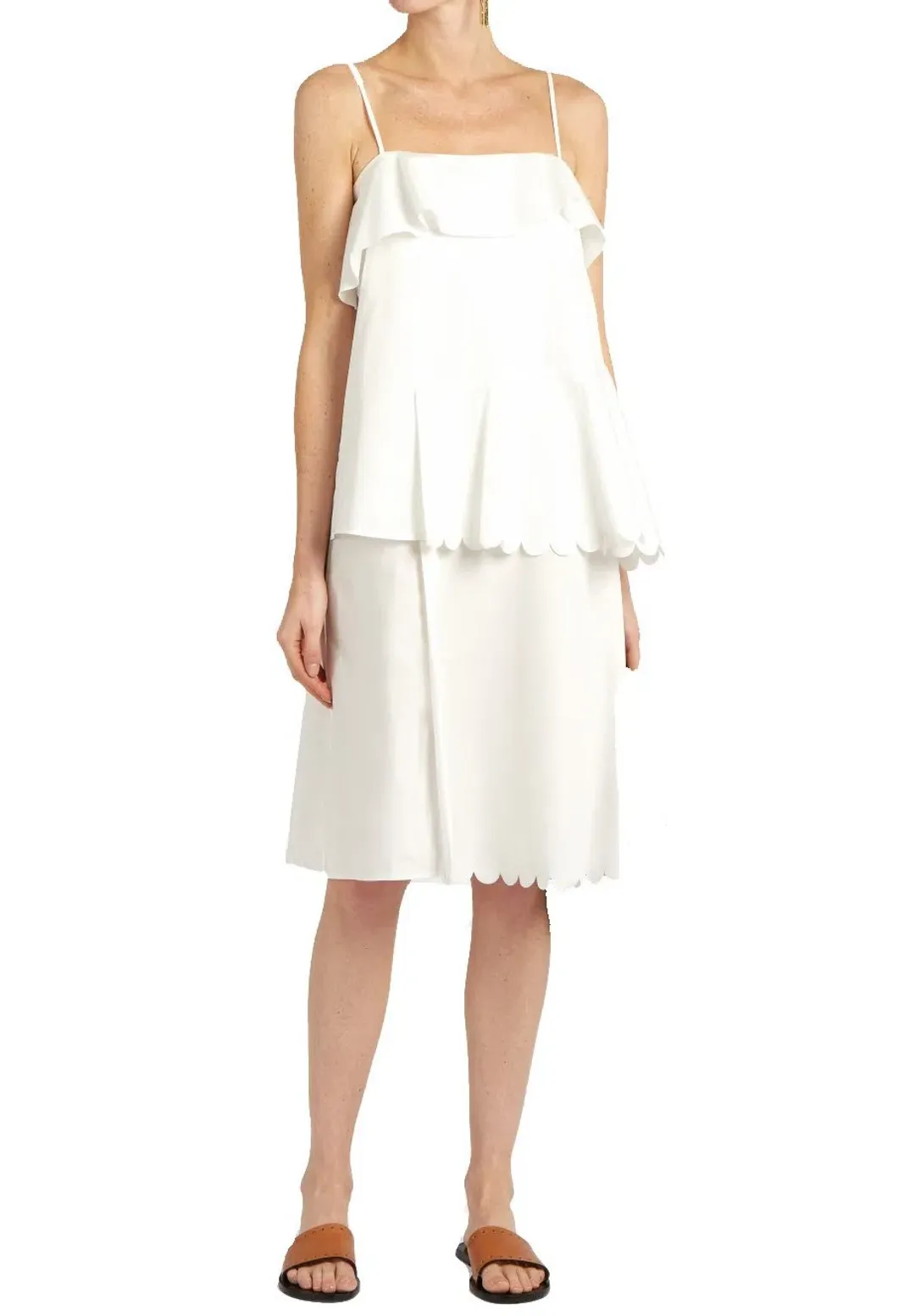 See by Chloe Scallop Edged Cotton Dress Size 38/Au 10 for rent on The Volte - main image