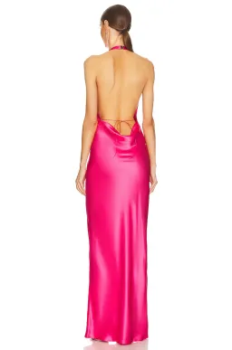 Natalie Rolt Angelica Gown Neon Pink Size 1 / AU 8 for rent on The Volte - image 3