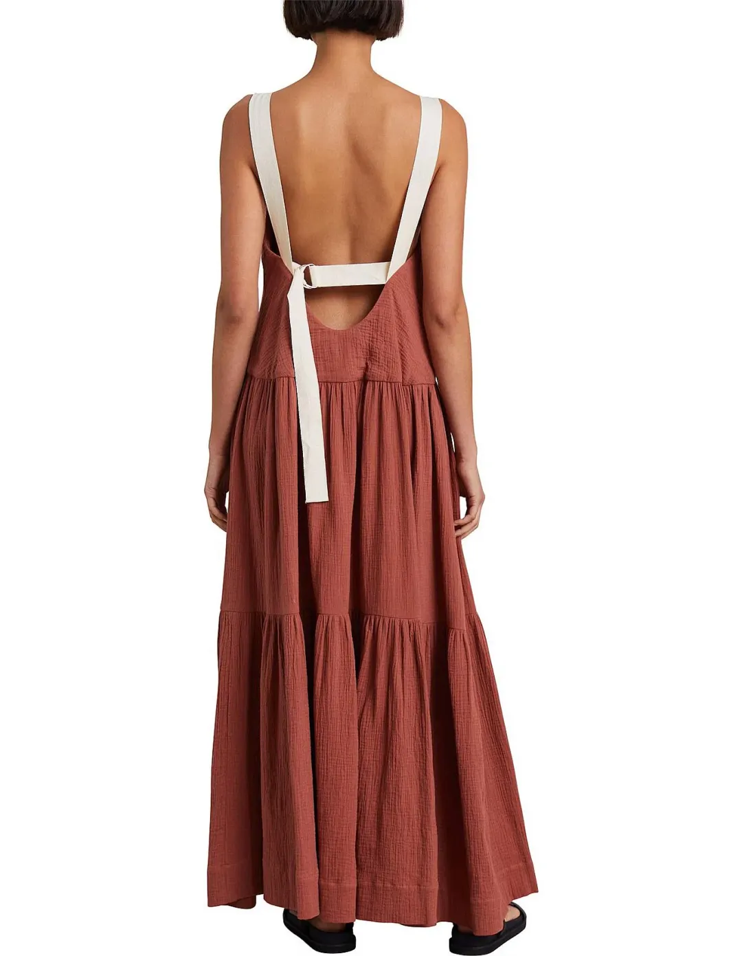 Bec & Bridge Aleah Maxi Dress Clay Size 10 for rent on The Volte - main image