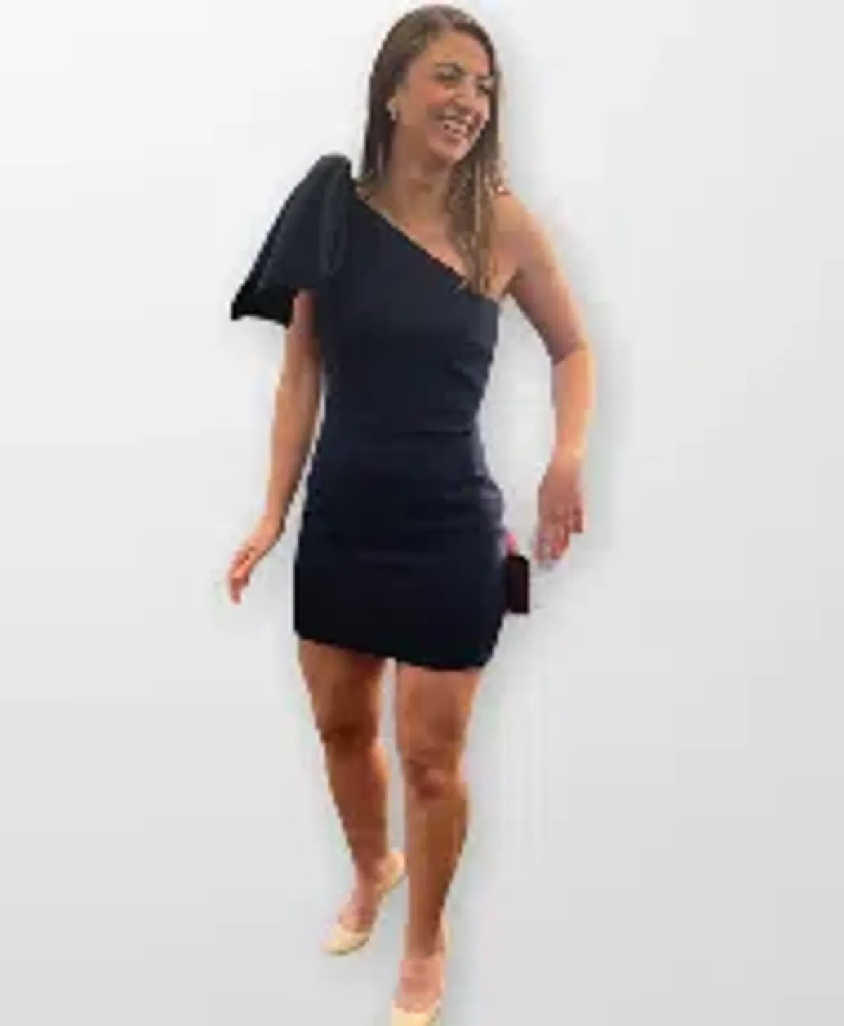Rebecca Vallance Hamptons Bow Mini Dress Navy Size 10 - Image 7