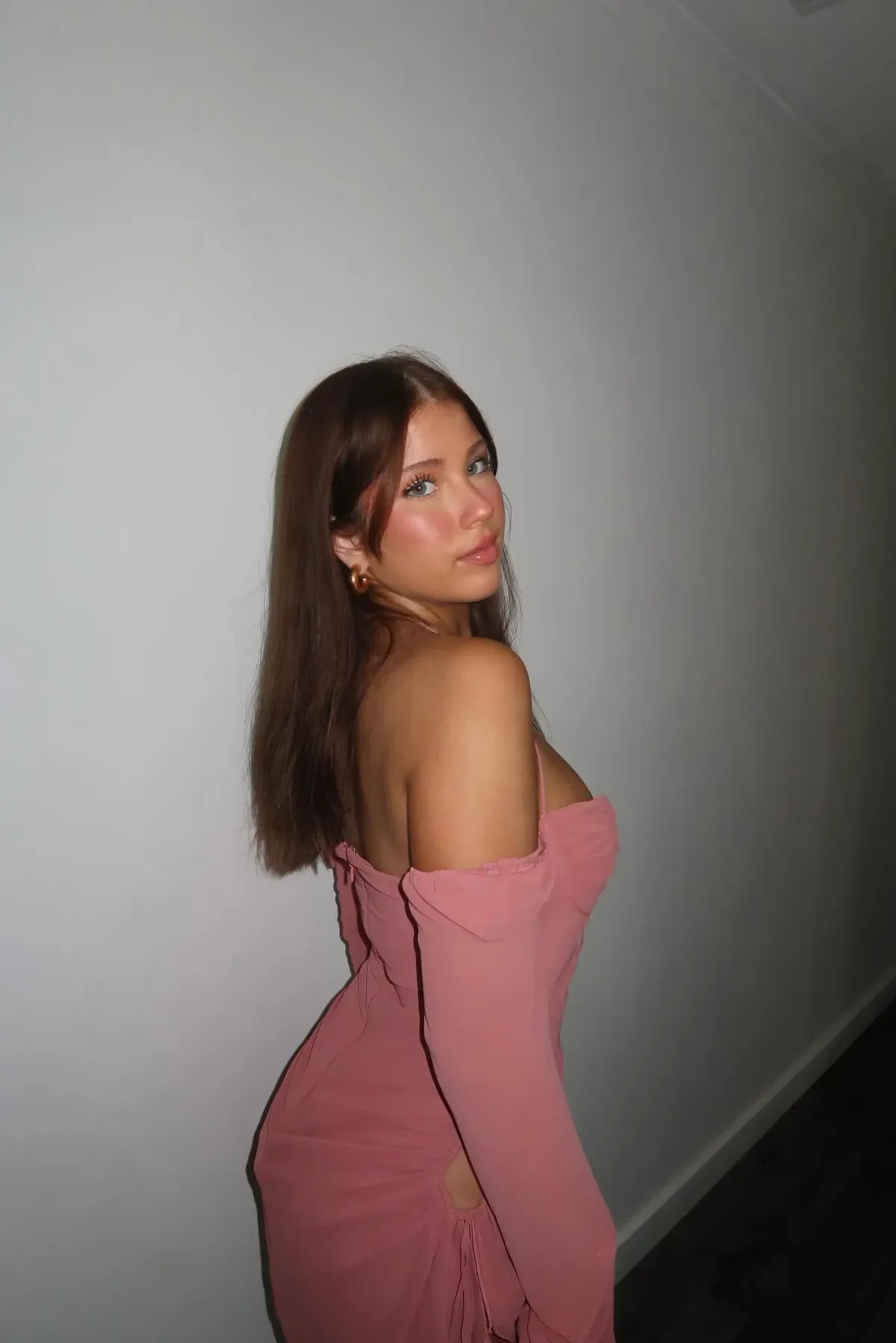 House of CB Baby Mini Dress Pink - Image 3