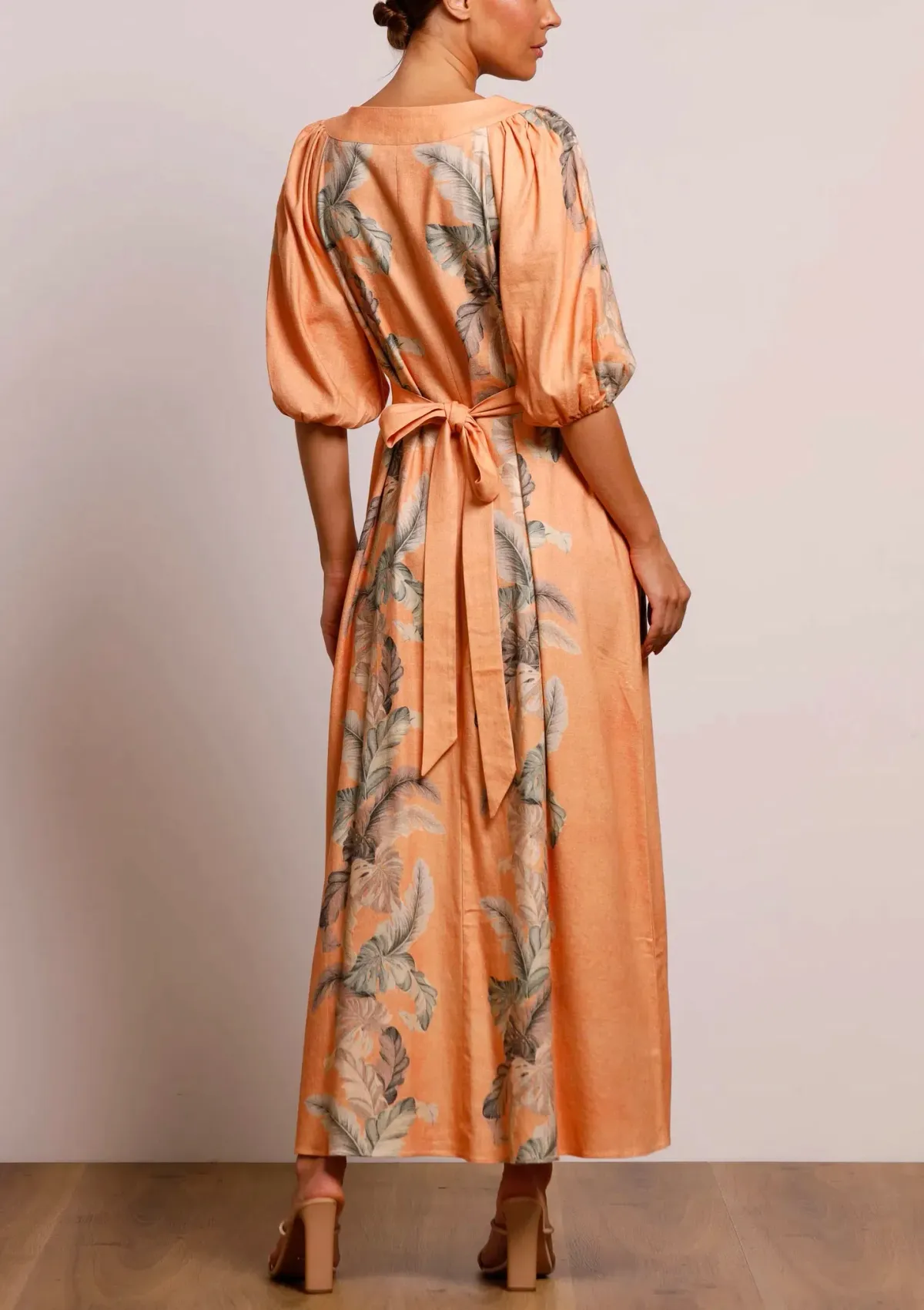 Pasduchas Horizon Midi Dress Earth Size 10 - Image 5