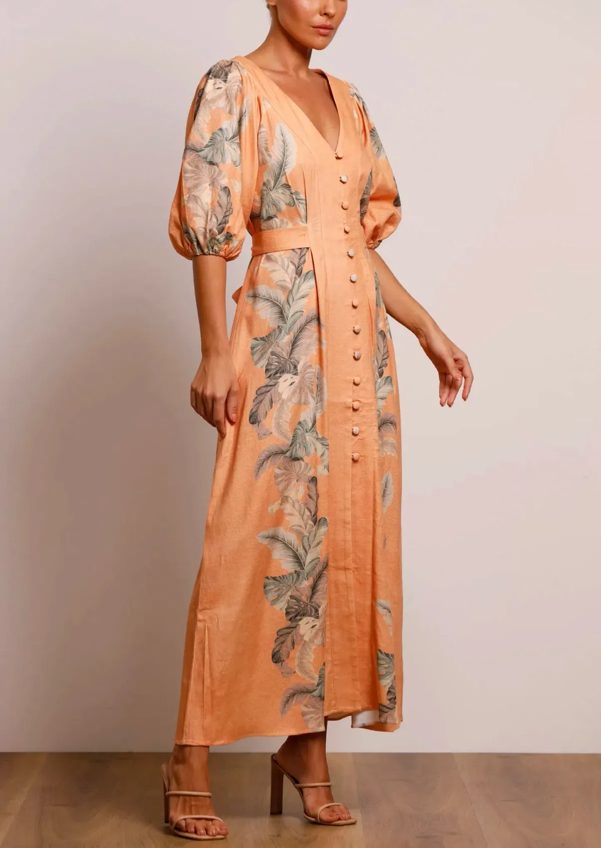 Pasduchas Horizon Midi Dress Earth Size 10 - Image 2