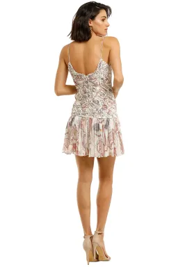 Thurley Holly Dress Ivory/Pink Multi Size 10 for rent on The Volte - image 2