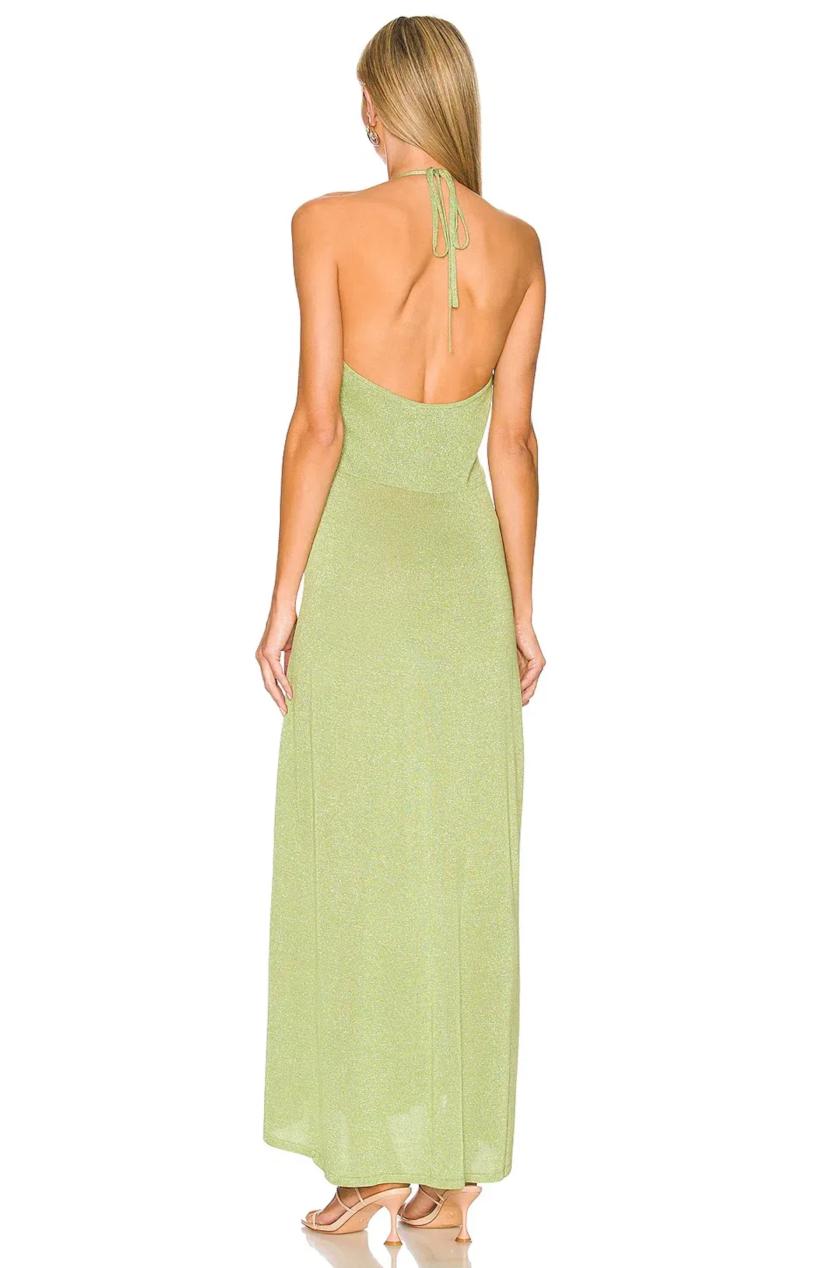 Bec & Bridge Indya Knit Maxi Dress Pistachio Green Size 6 - Image 3