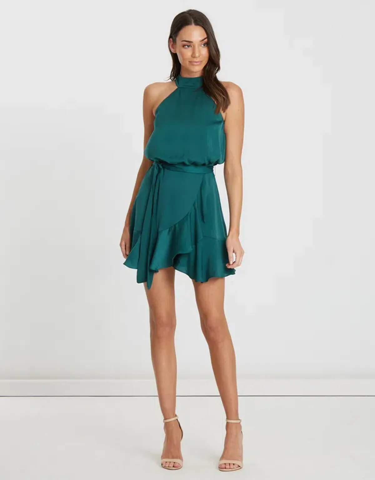 Tussah Hamptons Dress Green Size 10 for rent on The Volte - main image