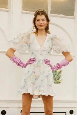 For Love & Lemons Majorie Mini Dress Size M for rent on The Volte - image 1