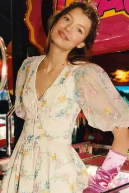 For Love & Lemons Majorie Mini Dress Size M for rent on The Volte - image 2