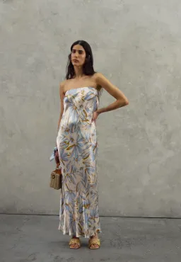 Bec & Bridge Stella Strapless Dress Floral Size 6 / XS for rent on The Volte - image 2