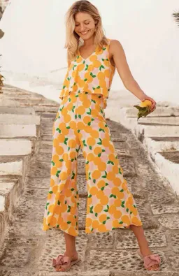 Mister Zimi Clover Jumpsuit in Mandarin Size 8 for rent on The Volte - image 1
