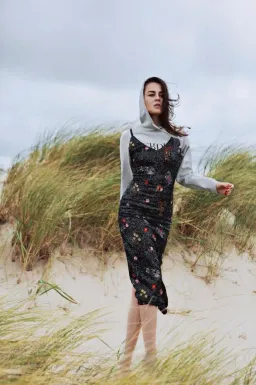 Erdem X H&M Sequin Midi Dress Floral Size 8 for rent on The Volte - image 1