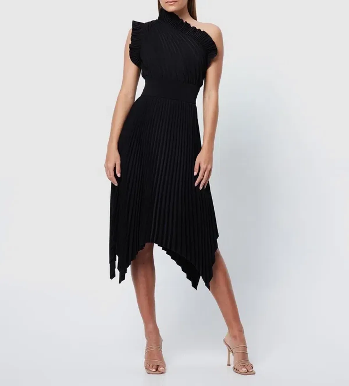 Mossman The Lady Like Midi Dress Black Size 14 - Image 1