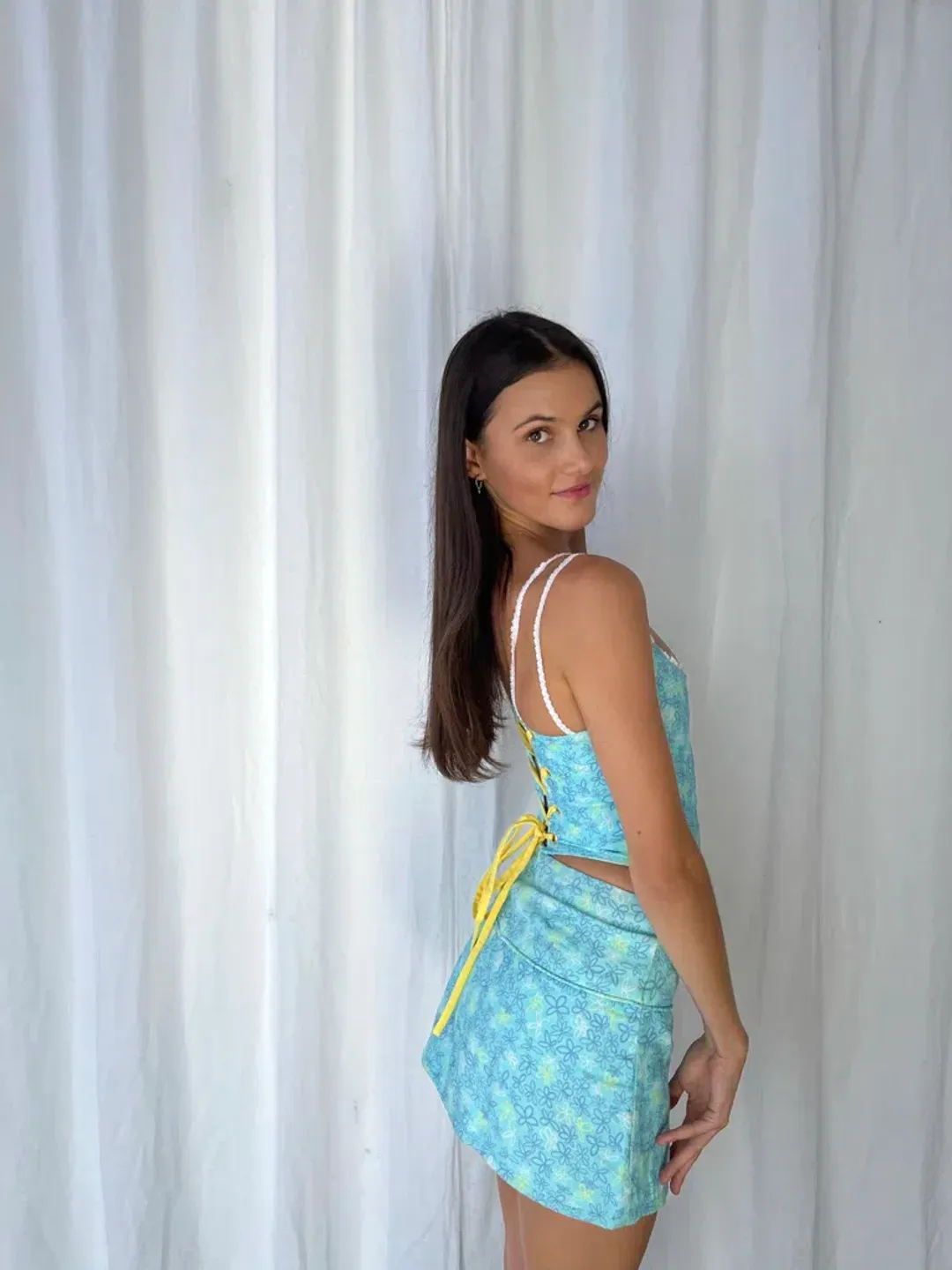 Eisha Collective Milah Set Blue Size 0/AU 6 for rent on The Volte - main image
