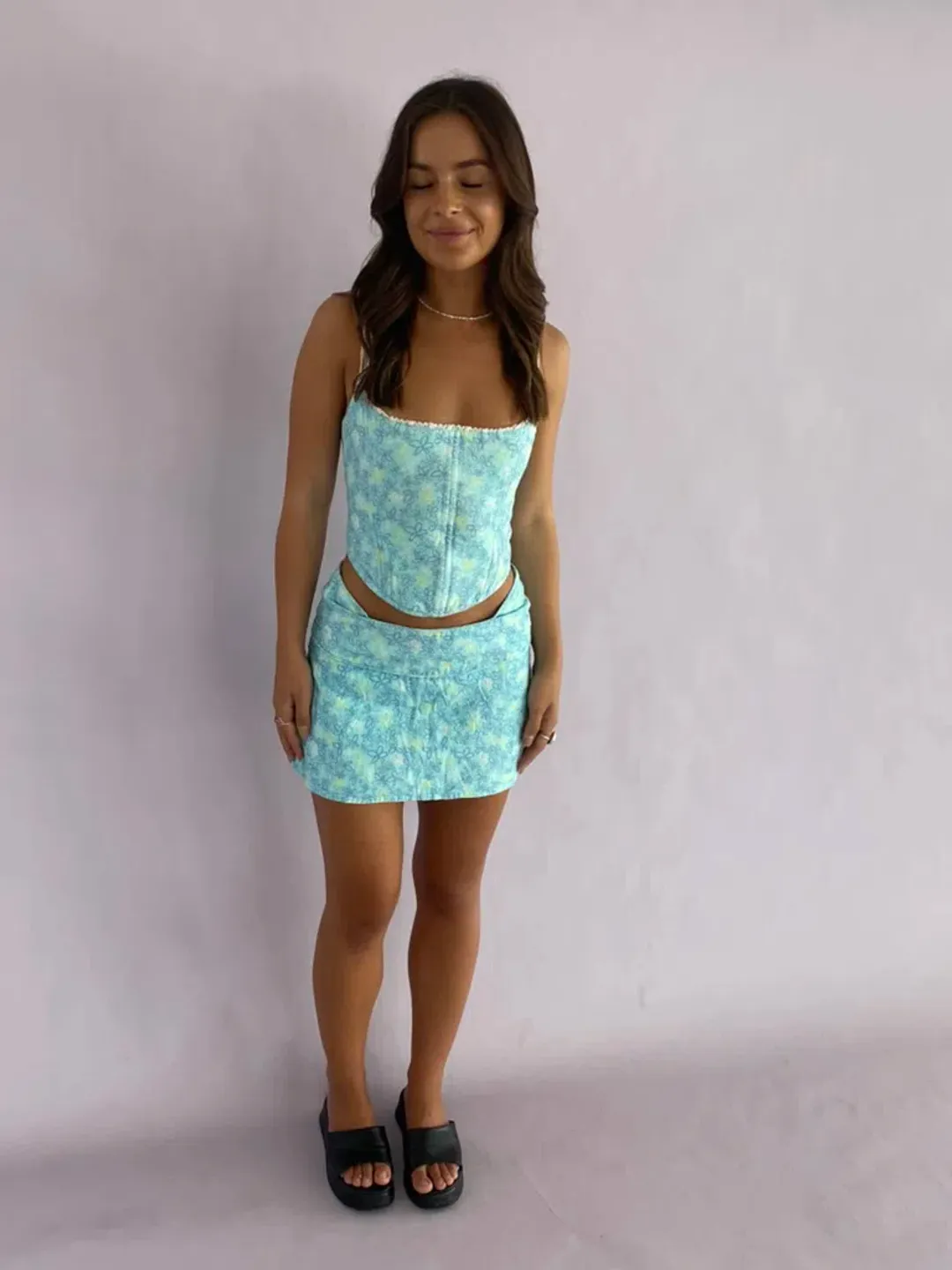 Eisha Collective Milah Set Blue Size 0/AU 6 for rent on The Volte - main image