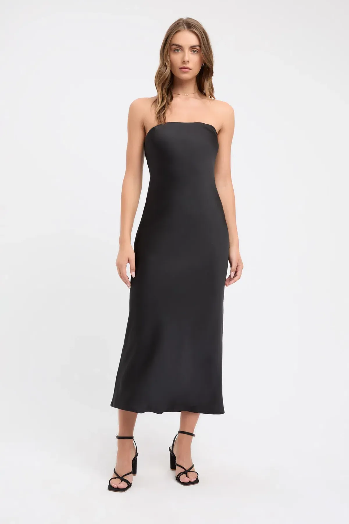 Kookai Belle Strapless Slip Dress Black Size 40/Au 12 - Image 1