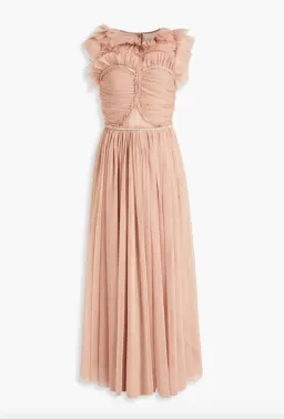 Rachel Gilbert Lou Dress Midi Nude Size 0/Au 6 for rent on The Volte - image 5