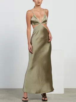 Bec & Bridge Veronique Maxi Dress Green Size 6 for rent on The Volte - image 1