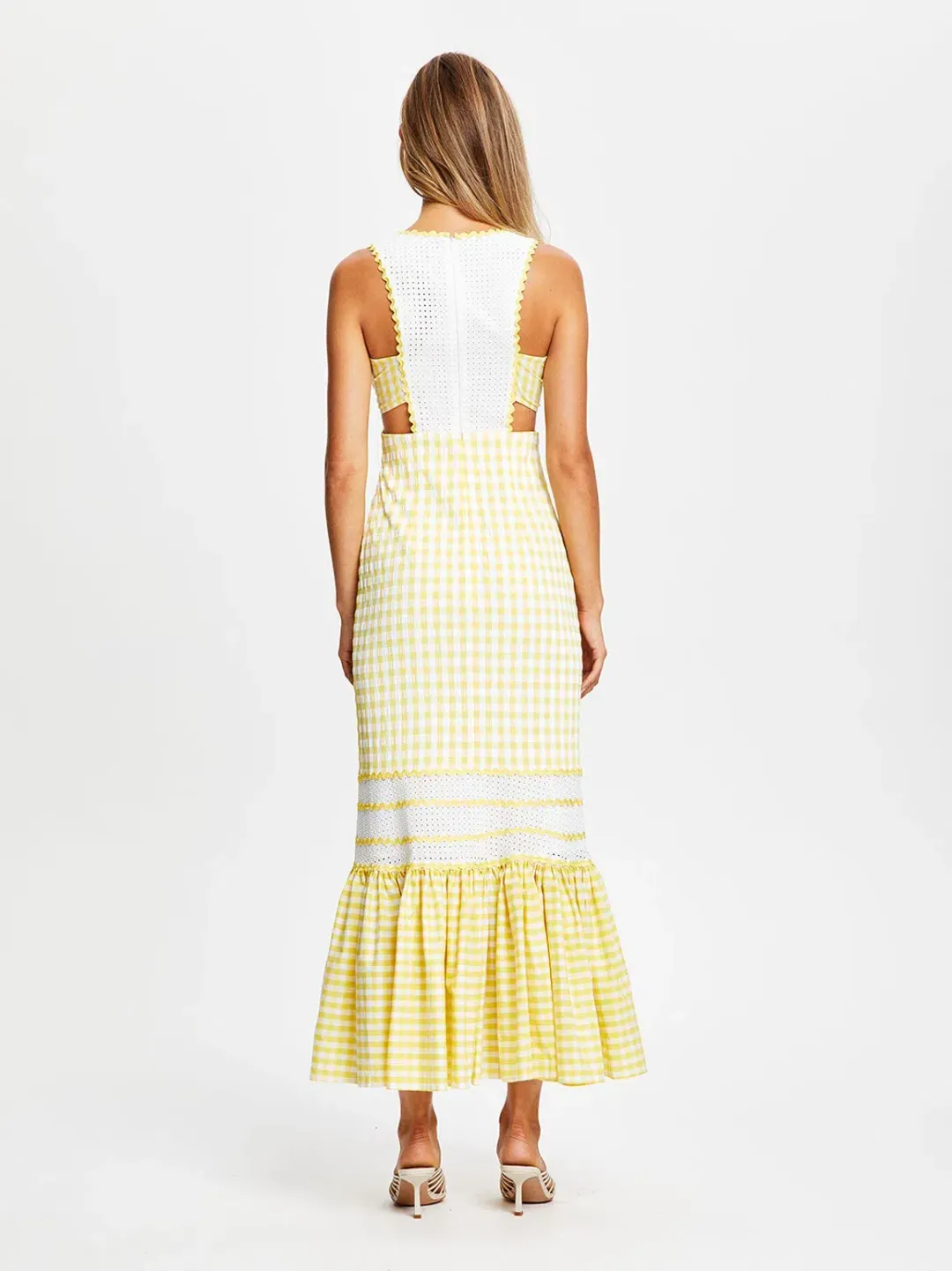 Alice McCall Wild Angels Midi Dress Mango Size 6 / XS for rent on The Volte - main image