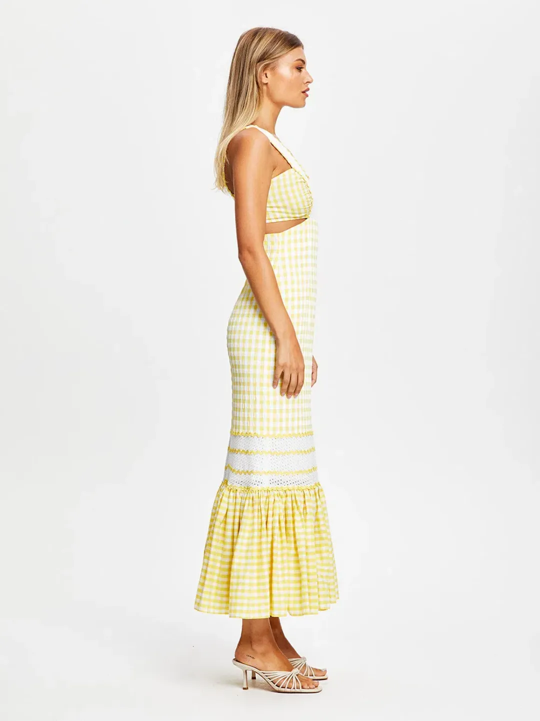 Alice McCall Wild Angels Midi Dress Mango Size 6 / XS for rent on The Volte - main image