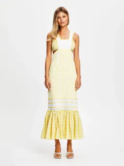 Alice McCall Wild Angels Midi Dress Mango Size 6 / XS for rent on The Volte - image 1