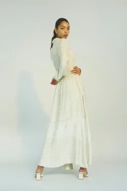 Harper Copenhagen White Shirt Dress Cream Size AU 6 for rent on The Volte - image 3