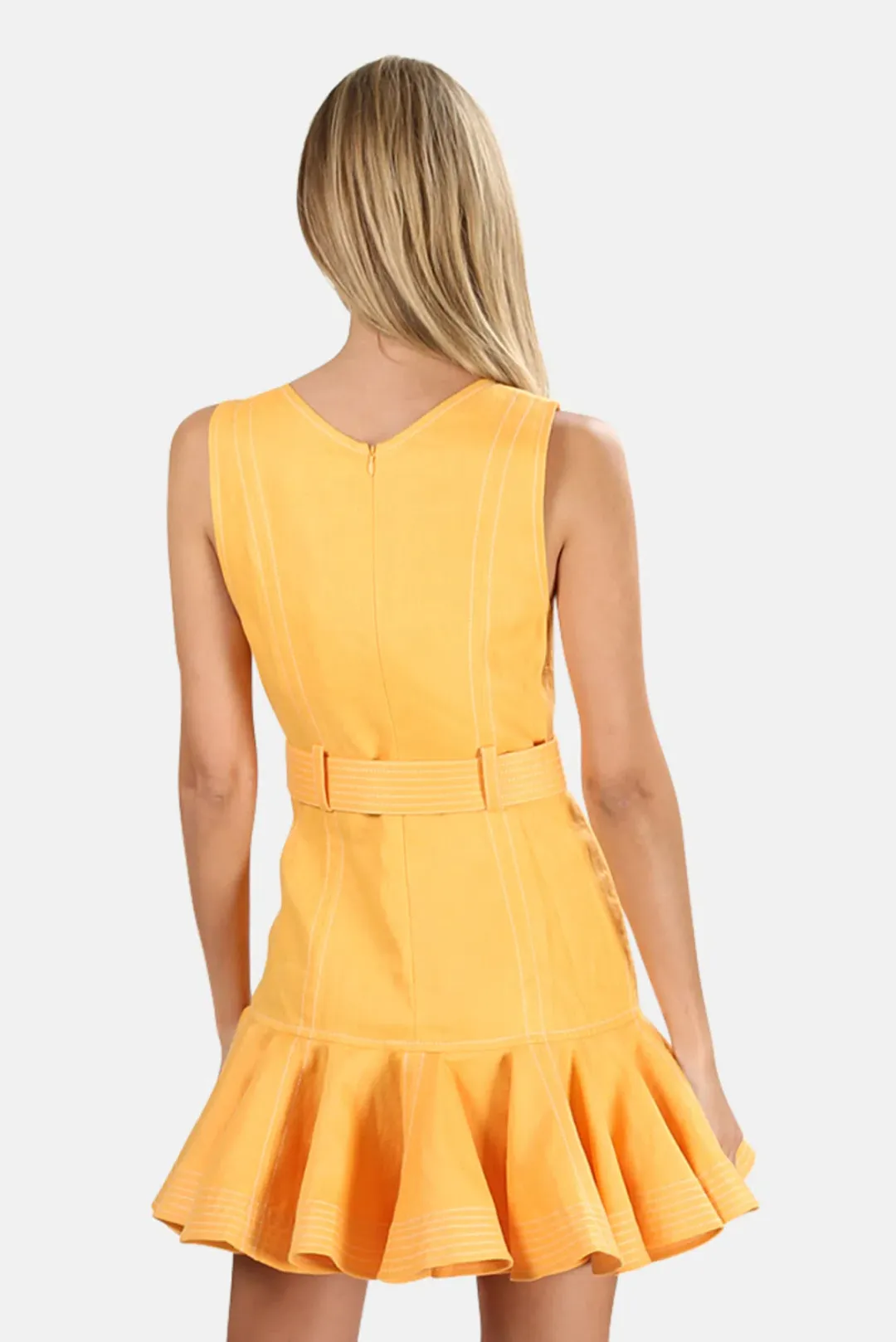 Zimmermann Super Eight Safari Orange Size 3/Au 14 for rent on The Volte - main image