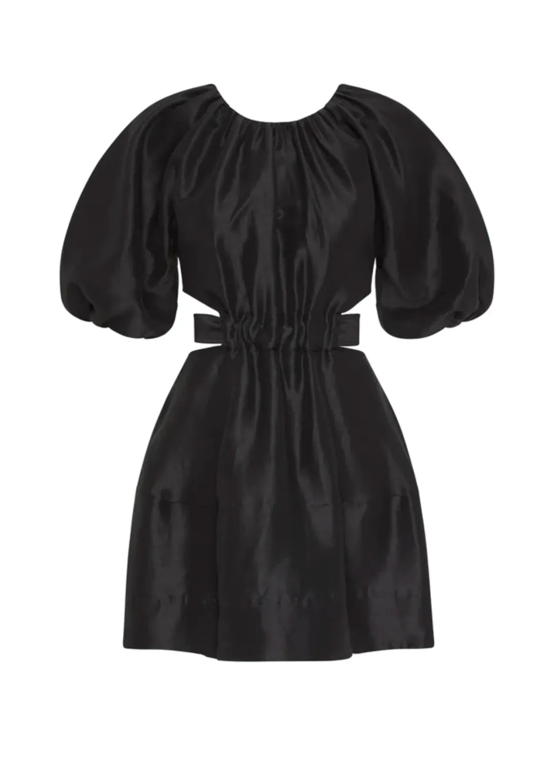 Aje Mimosa Cut Out Mini Dress Black Size 6 for rent on The Volte - main image