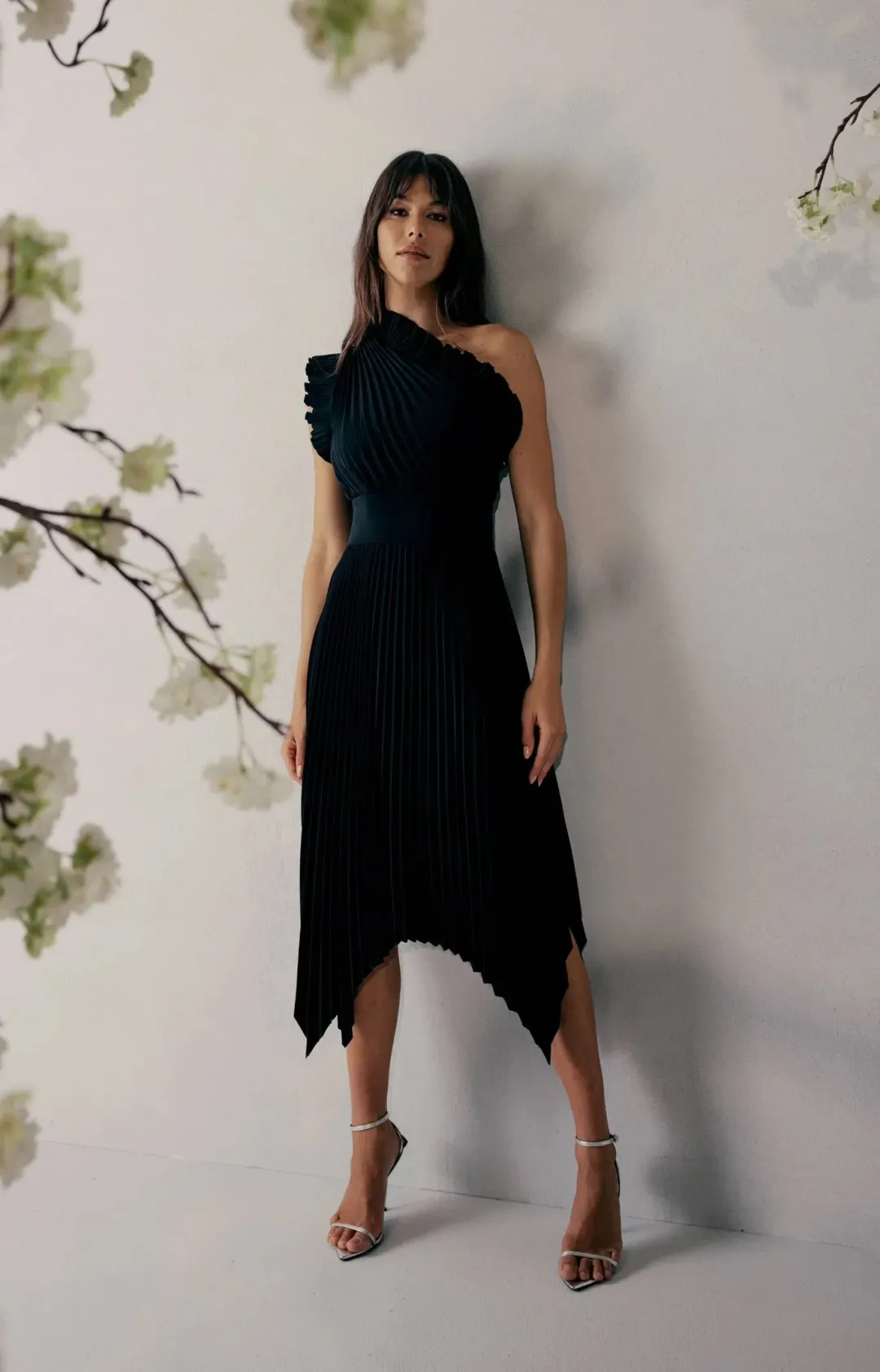 Mossman The Lady Like Midi Dress Black Size 12 for rent on The Volte - main image