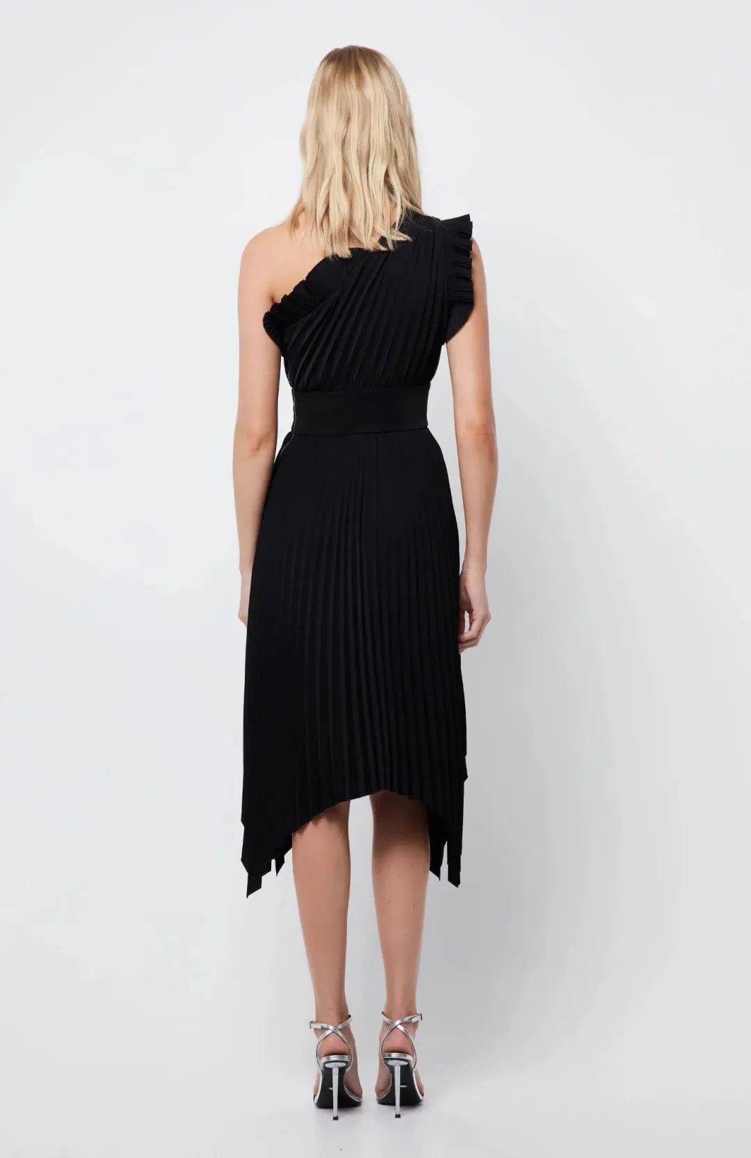 Mossman The Lady Like Midi Dress Black Size 12 for rent on The Volte - main image