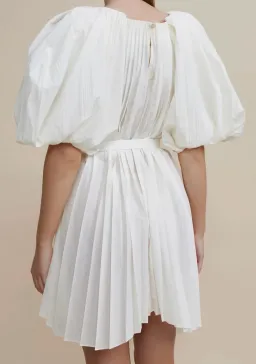 Acler Hudson Mini Dress in White Size 10 for rent on The Volte - image 2