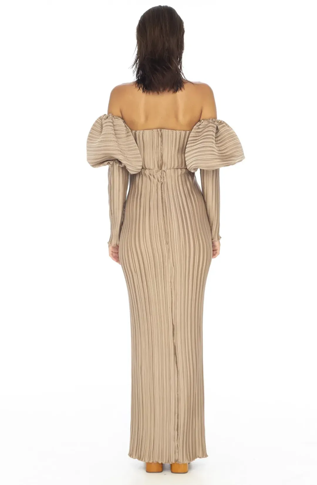 L'Idee Sirene Dress Beige Size 8 for rent on The Volte - main image