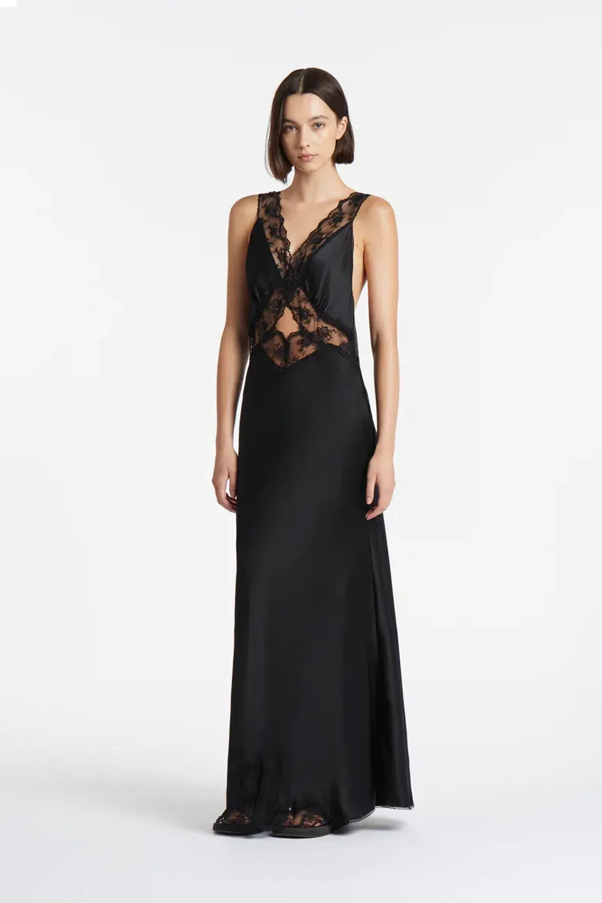 Sir The Label Aries Cut Out Gown Black Size 3/Au 12 - Image 2
