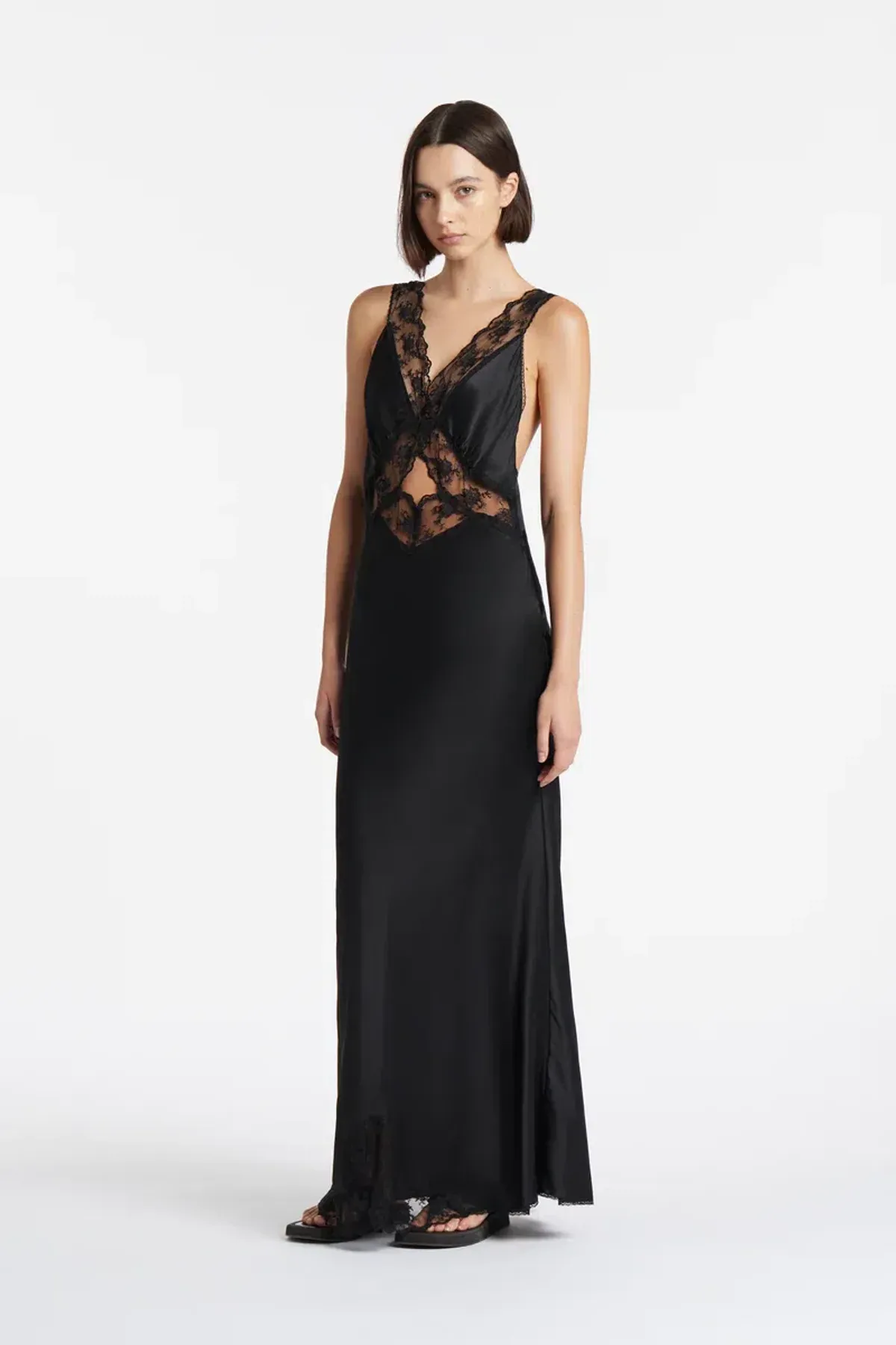 Sir The Label Aries Cut Out Gown Black Size 3/Au 12 - Image 1