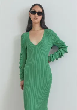 Viktoria & Woods Transcendent Dress in Aspen Green Size M / Au 10 for rent on The Volte - image 2