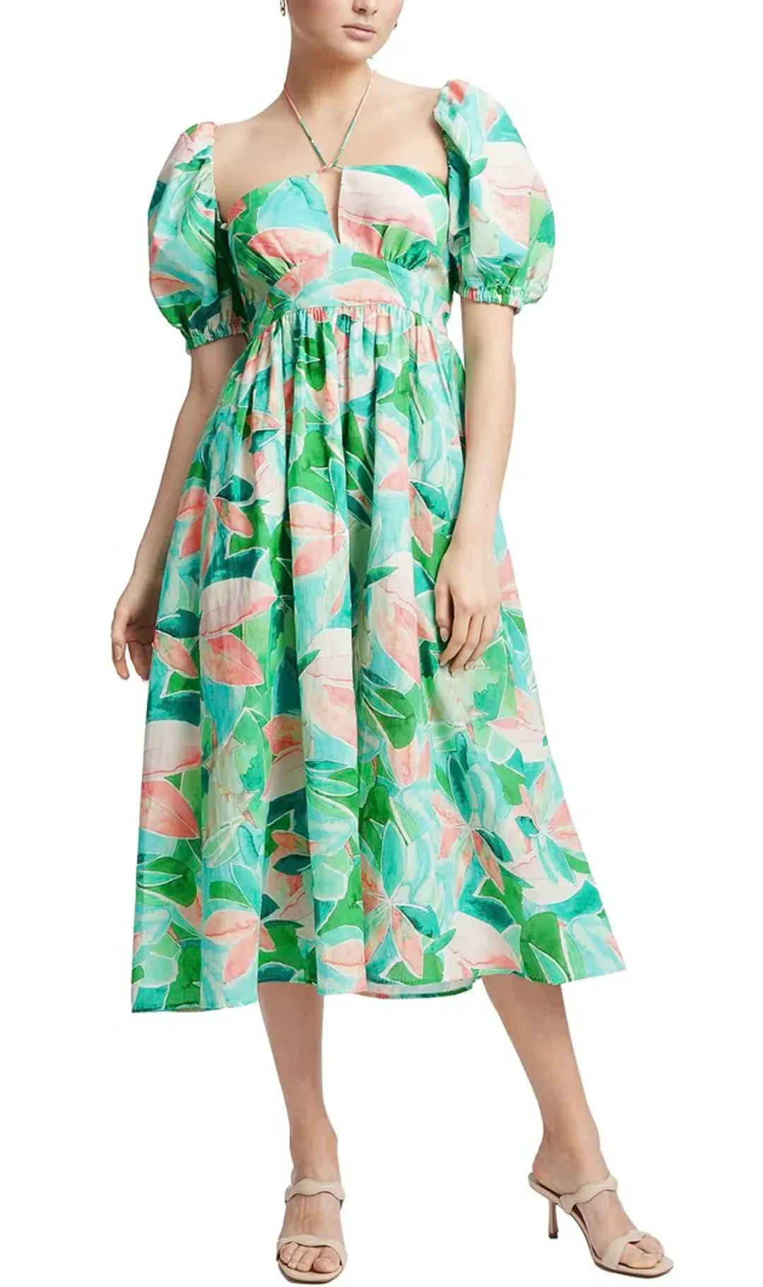 Steele Elm Dress Tropicana Size L/Au 12 for rent on The Volte - main image