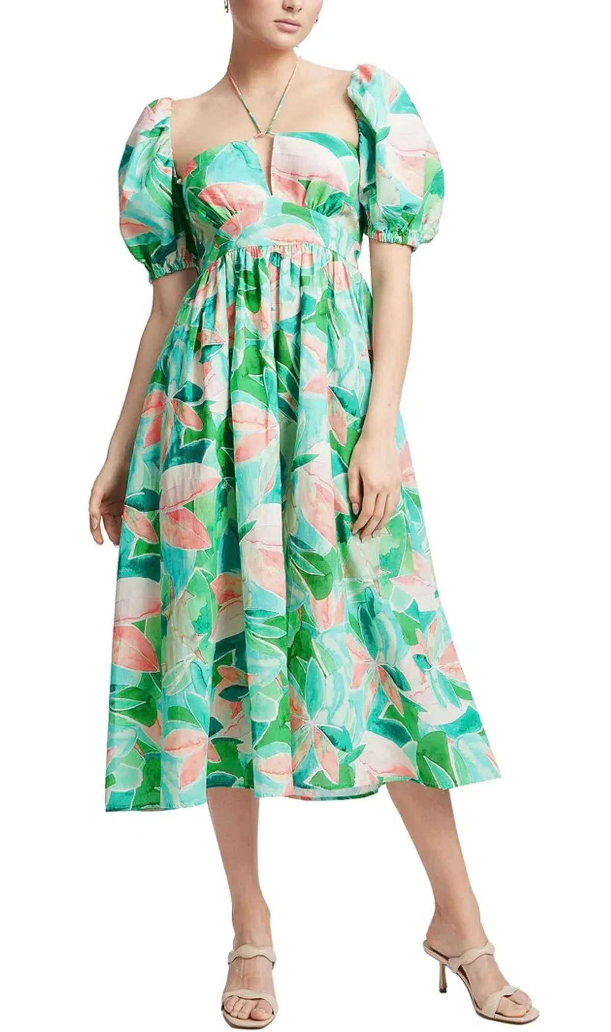 Steele Elm Dress Tropicana Size L/Au 12 for rent on The Volte - main image